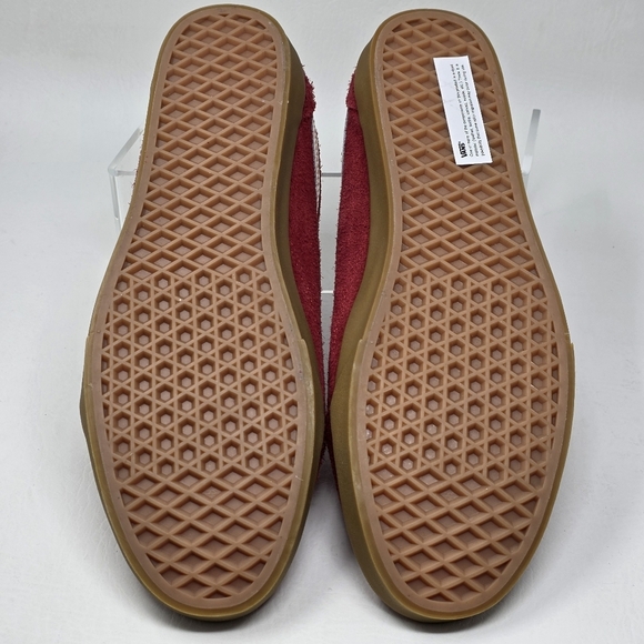 Vans Old Skool Lowpro Suede Shoes Red White VN000D0ECI1 Men\'s Size 11.5 New main image 8
